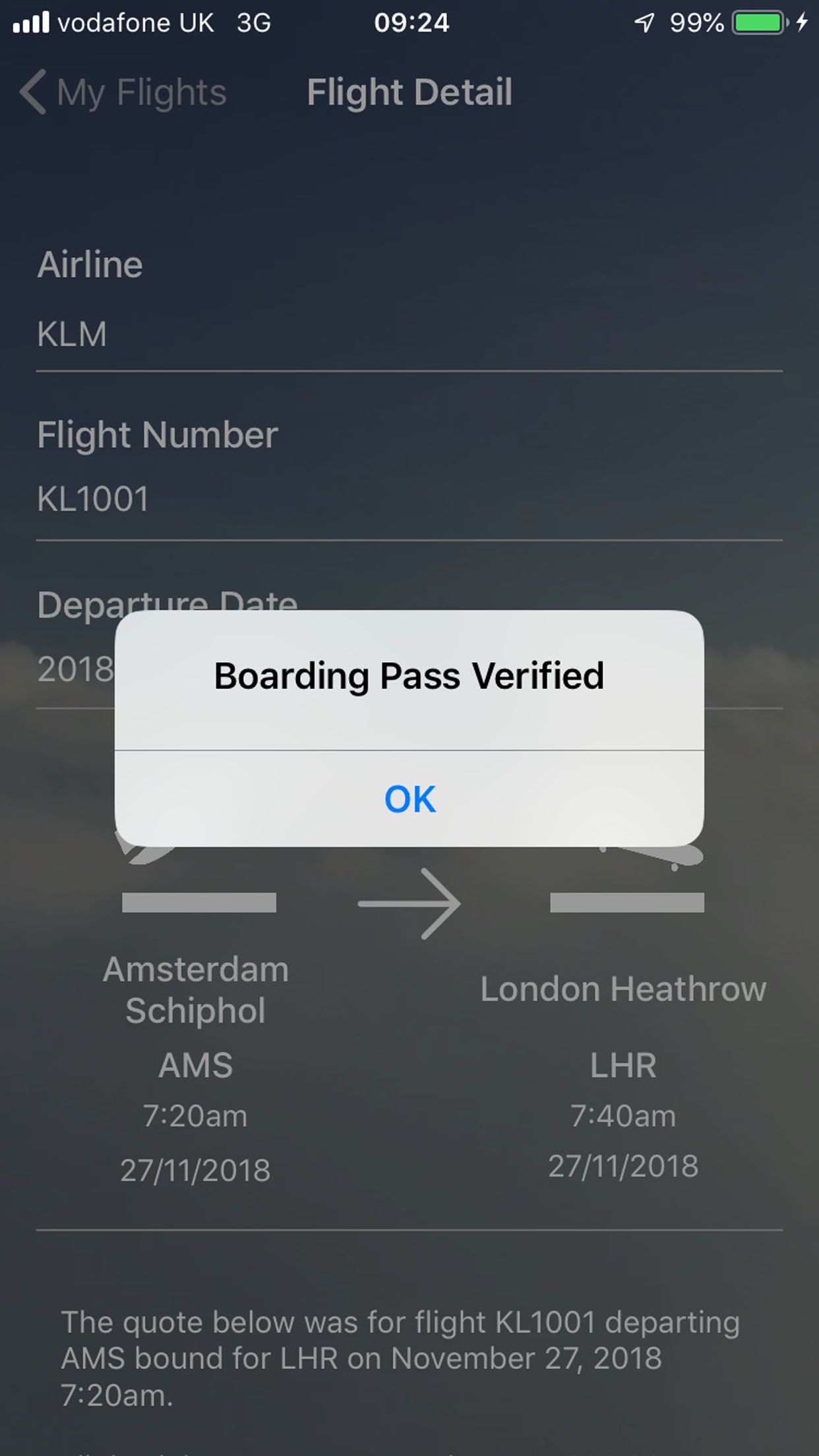 Grounded Scan Pass Screen